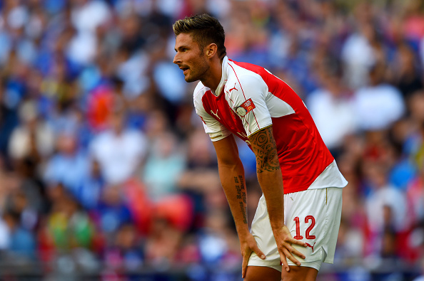 Arsenal will bank a lot on striker Olivier Giroud to score more goals