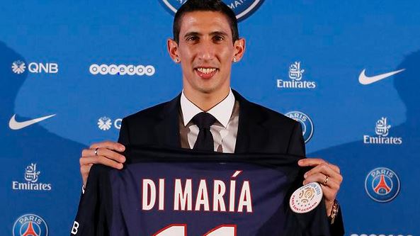 Di Maria's arrival could well see the departure of Lavezzi