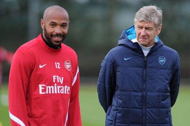 Thierry Henry Arsene Wenger