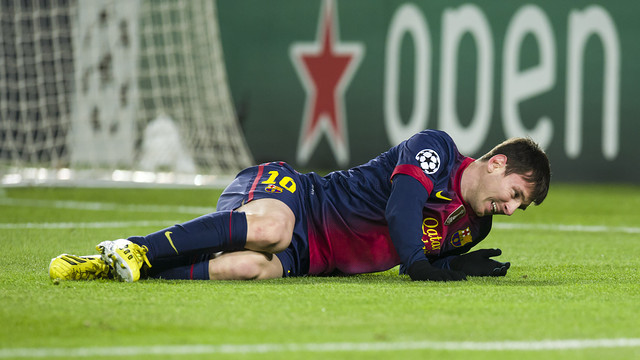 Messi Injured
