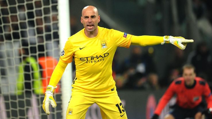 Caballero's time at Manchester City could be up.