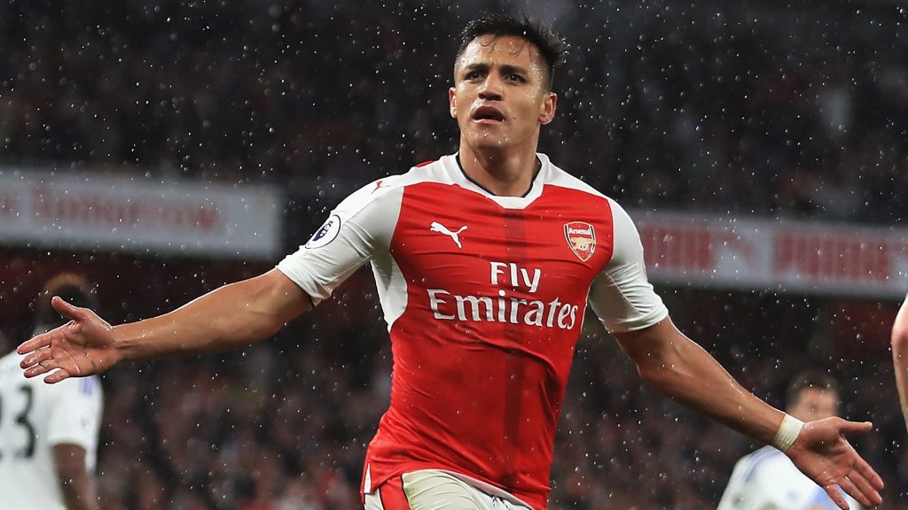 Alexis Sanchez was once again on fire for Arsenal