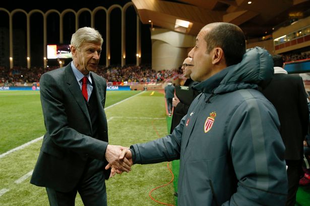 Arsenal manager Arsene Wenger (left) Leonardo Jardim (right)