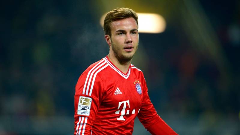 Mario Gotze during his time with Bayern Munich.