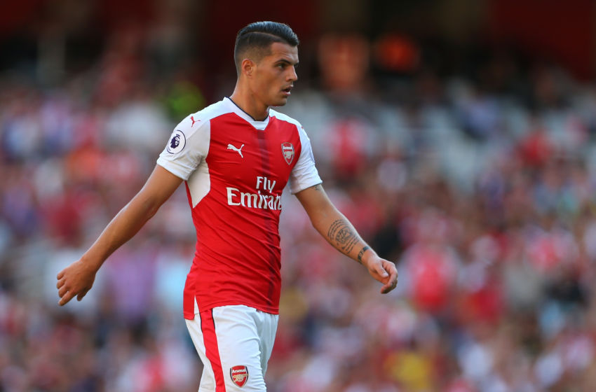 Arsenal outcast Granit Xhaka. 