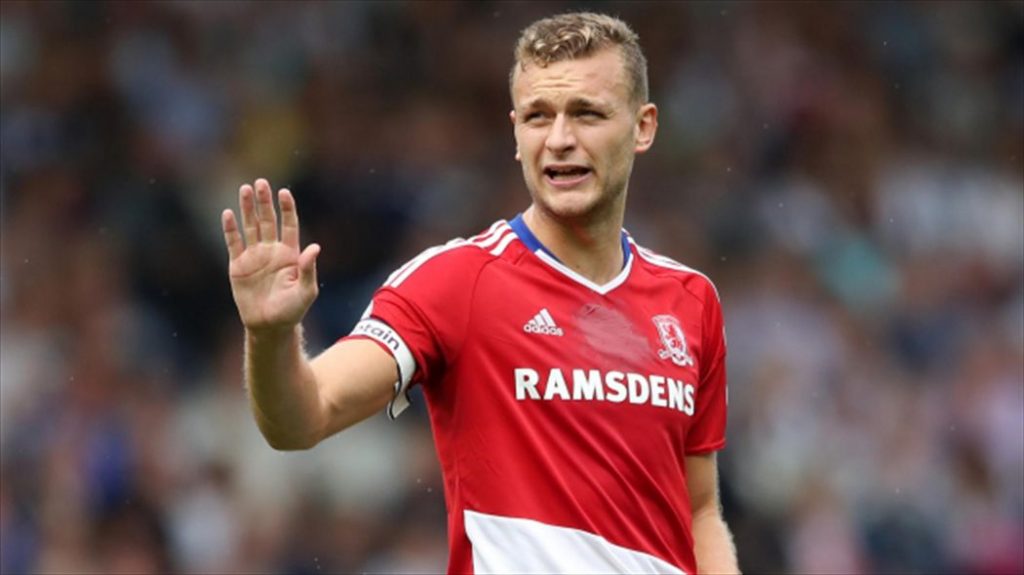 Ben Gibson in action for Middlesbrough. (Getty Images)