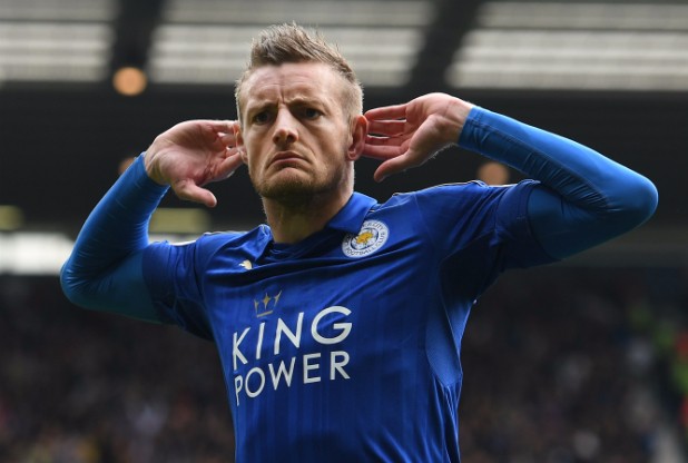 Jamie Vardy of Leicester City.