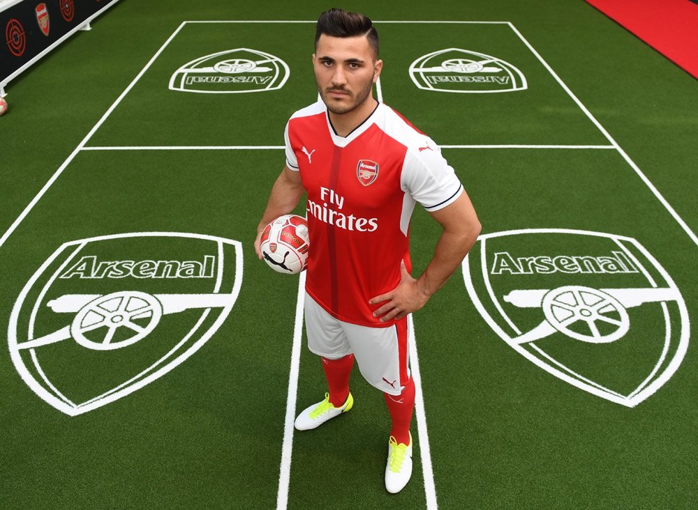 Arsenal left-back Sead Kolasinac.