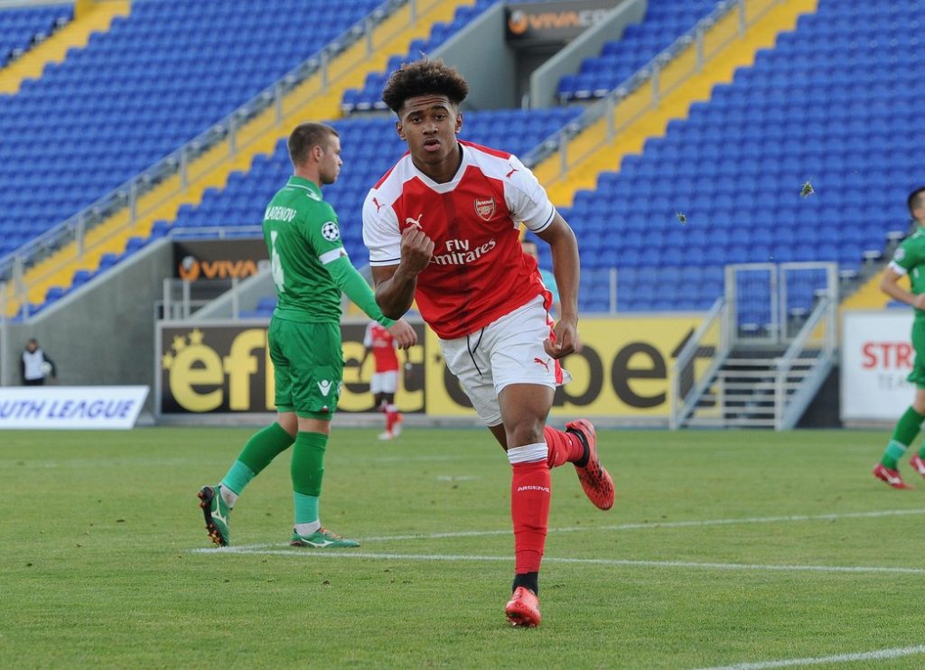 Reiss Nelson once again sits out as he recovers from a knee injury. 