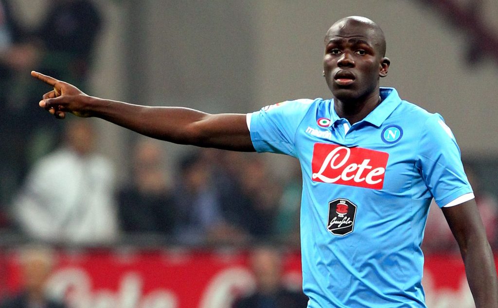 Napoli defender Kalidou Koulibaly in action. (Getty Images)