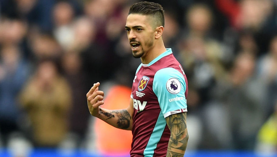West Ham's Manuel Lanzini is currently out injured.