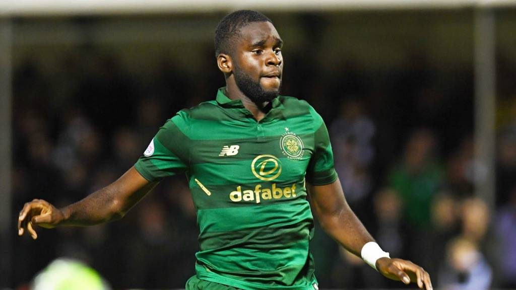 Celtic striker Odsonne Edouard in action. (Getty Images)