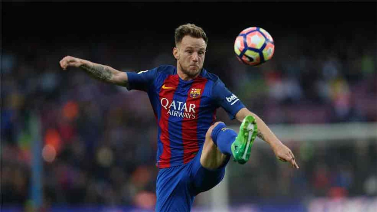 Barcelona midfielder Ivan Rakitic in action. (Getty Images)