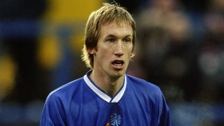 Graham Potter during his playing days (Getty Images)