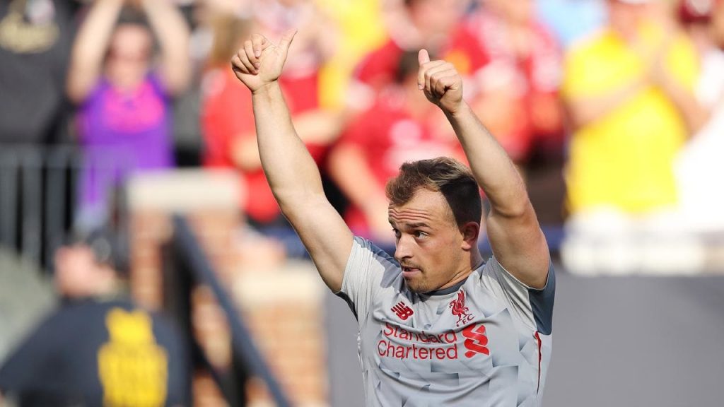 Swiss forward Shaqiri has struggled for game time at the Anfield.