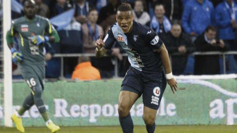 Le Havre defender Harold Moukoudi in action. (Getty Images)