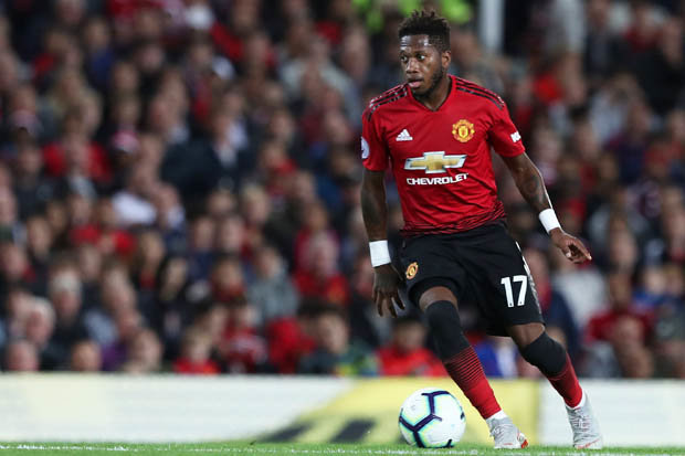 Manchester United midfielder Fred in action. (Getty Images)