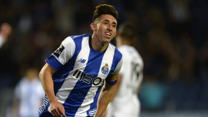 Hector Herrera in action for FC Porto.