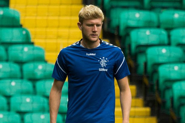 Joe Worrall during his loan spell with Rangers. (Getty Images)