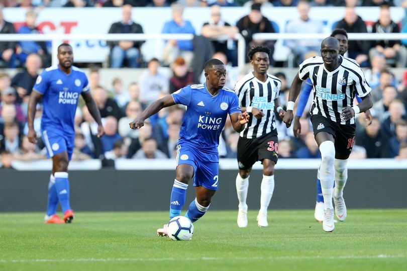 Leicester City midfielder Nampalys Mendy in action against Newcastle. (Getty Images)