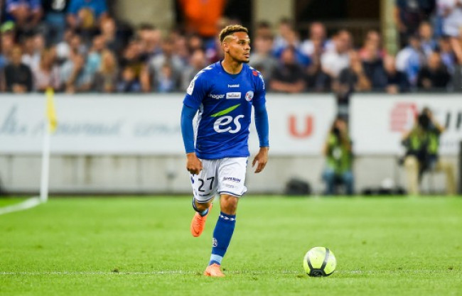 Strasbourg right-back Kenny Lala in action. (Getty Images)