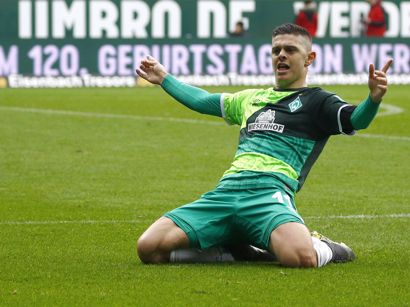 Werder Bremen winger Milot Rashica has been in brilliant form this season. (Getty Images)
