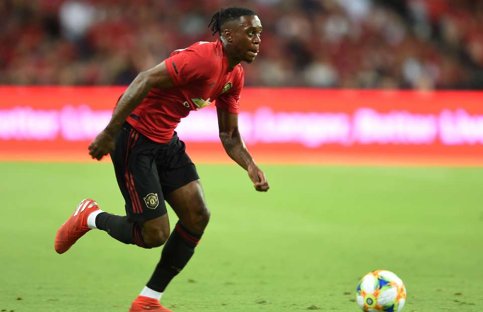 Manchester United right-back Wan-Bissaka.