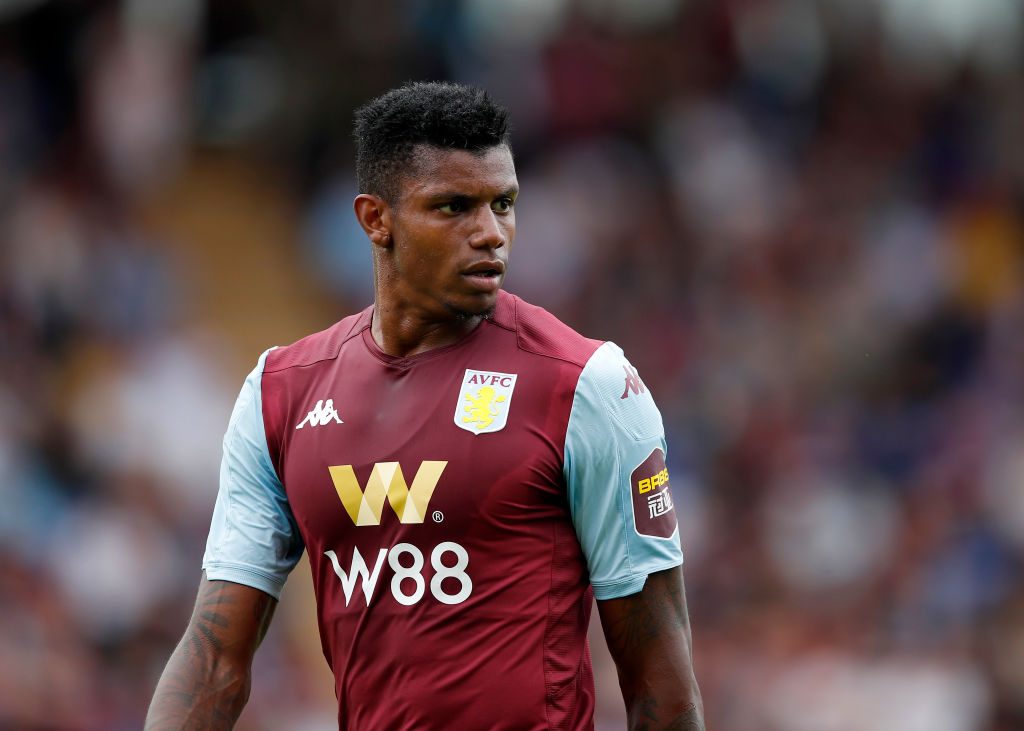 Aston Villa striker Wesley Moraes in action. (Getty Images)