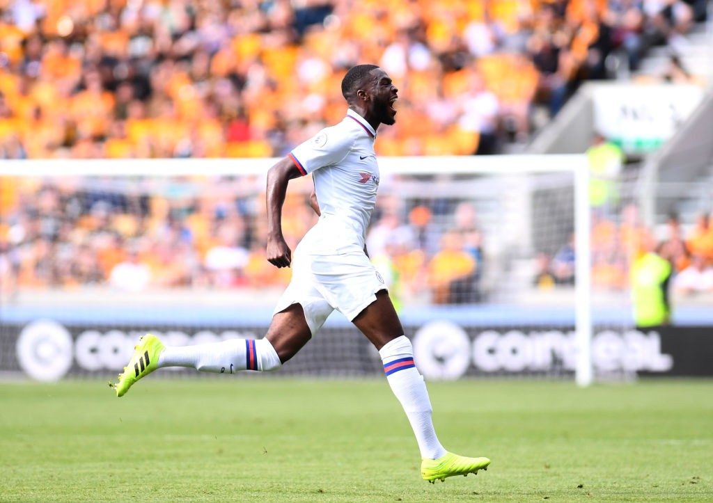 FIkayo Tomori celebrates