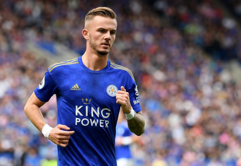 Leicester City creative midfielder James Maddison.