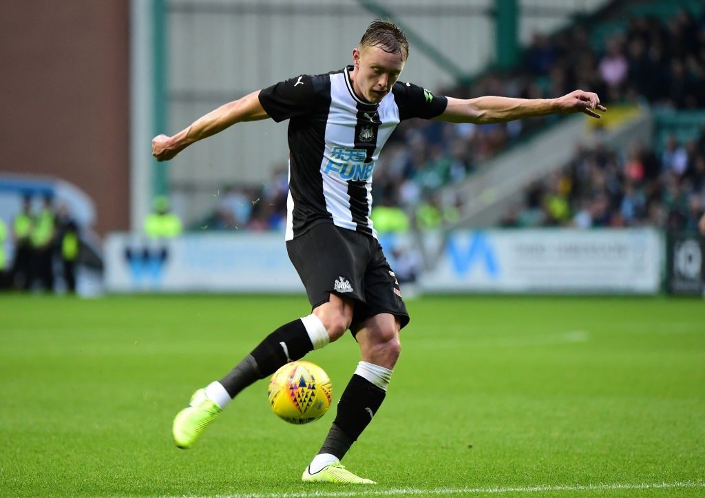Newcastle's young midfielder Sean Longstaff.
