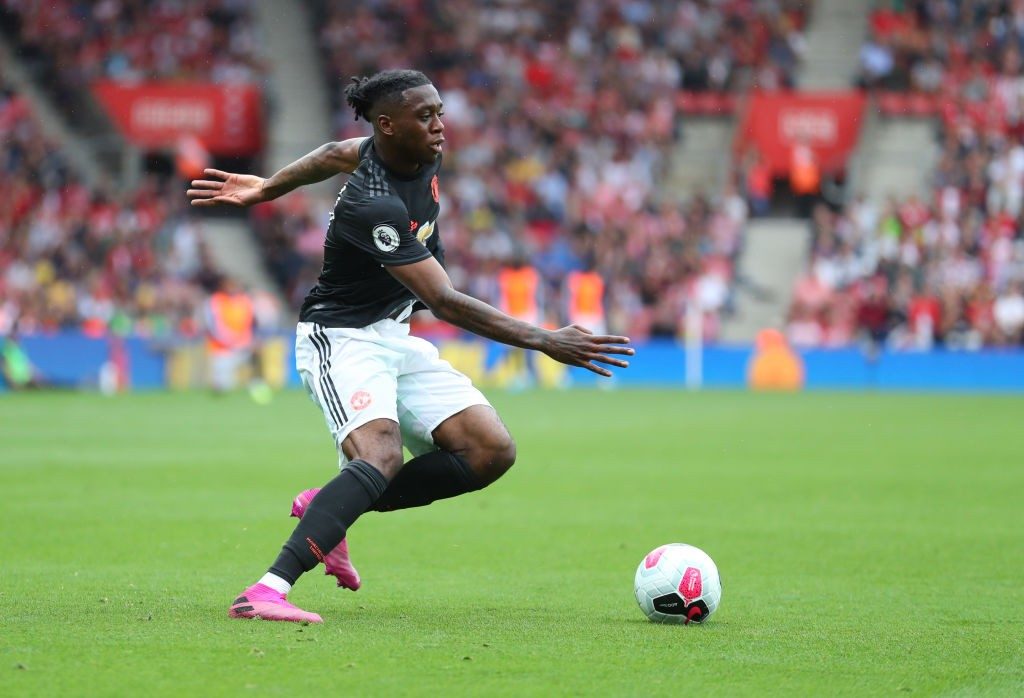 Manchester United's first-choice right-back Aaron Wan-Bissaka.