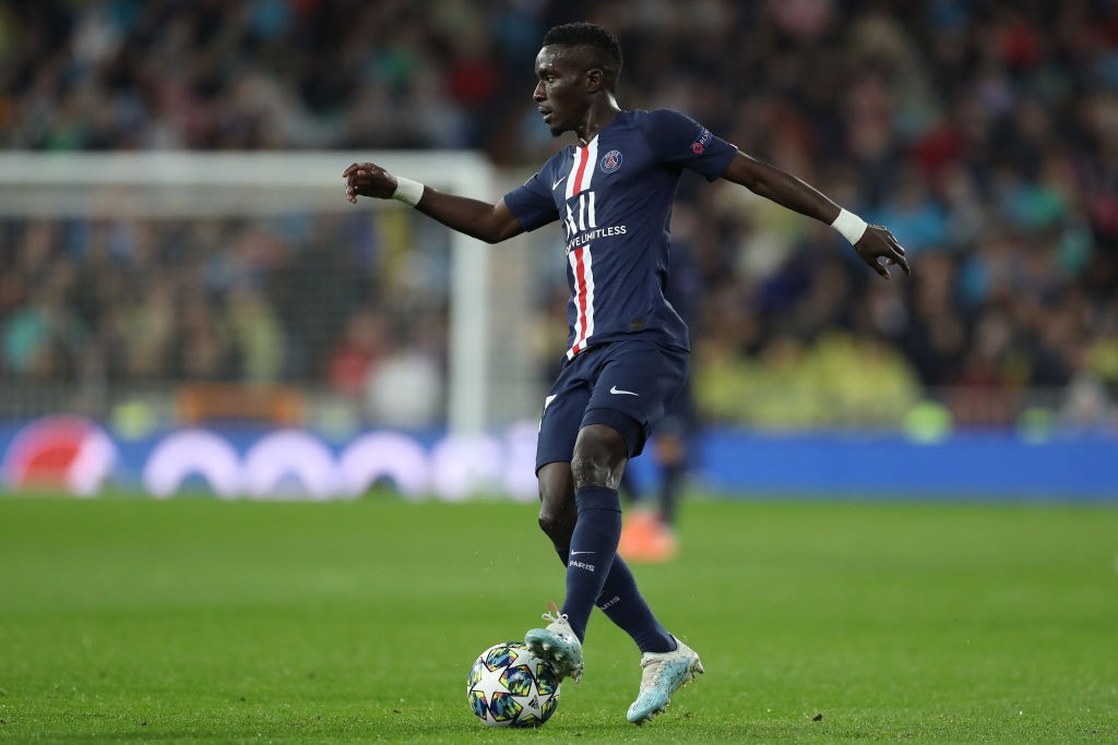 Paris Saint Germain midfielder Idrissa Gueye in action against Real Madrid. 