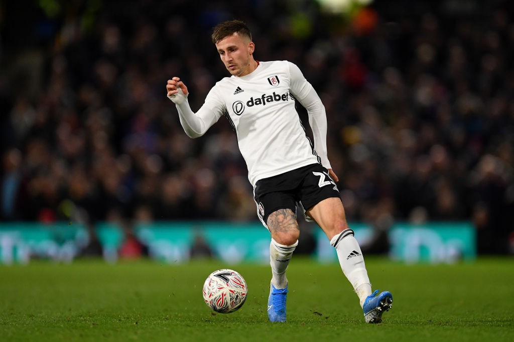 Joe Bryan of Fulham during the FA Cup Third Round match between Fulham FC and Aston Villa at Craven Cottage on January 04, 2020 in London, England. (Getty Images)